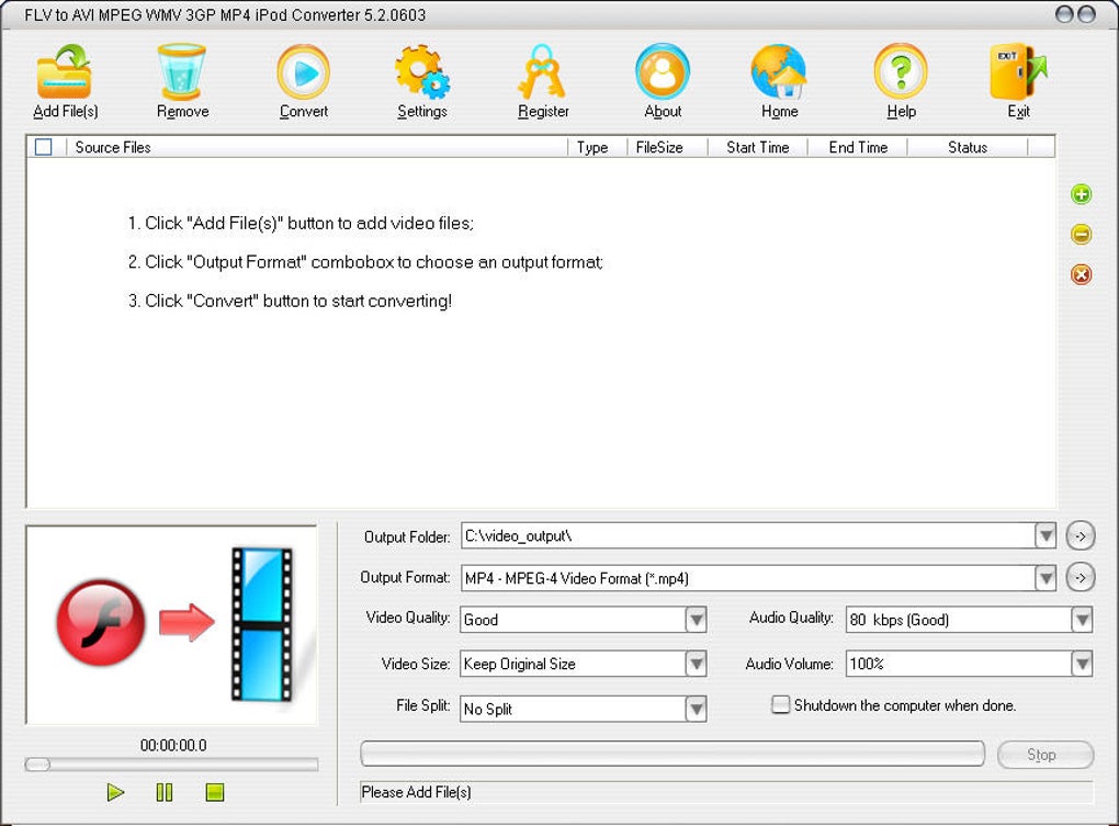 free flv to mp4 converter