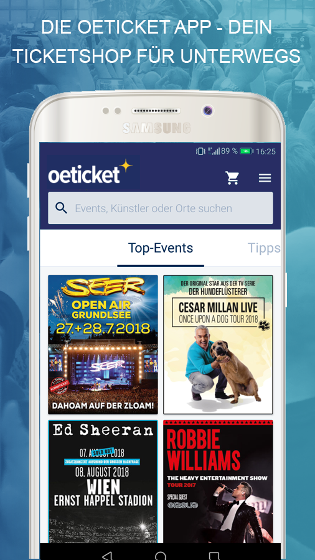 oeticket.com для Android — Скачать