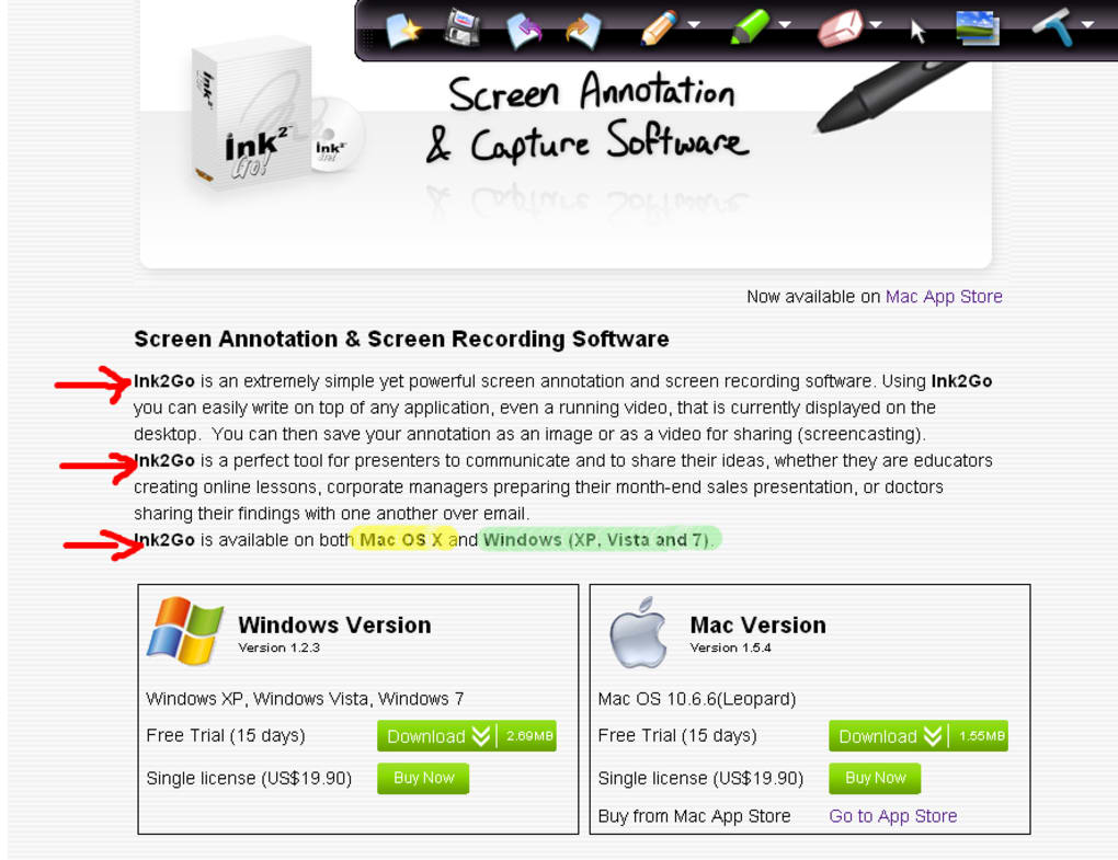 screen annotation recording software windows