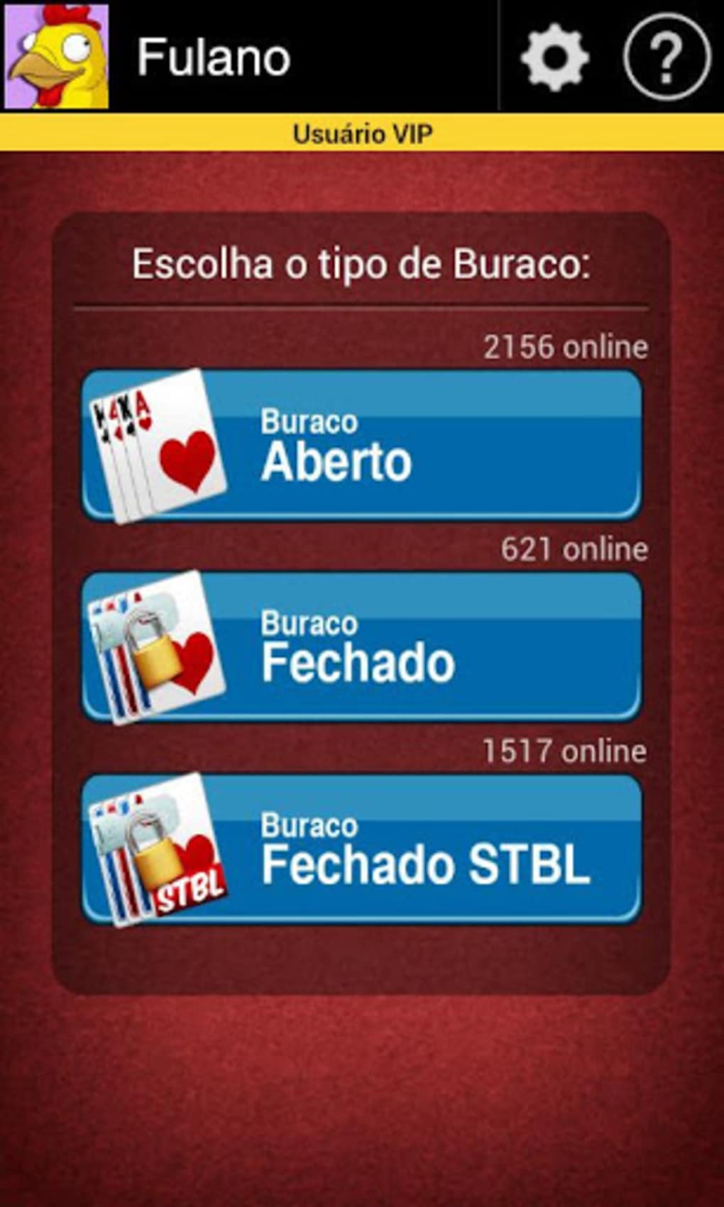 Buraco Fechado STBL - Cartas for Android - Free App Download