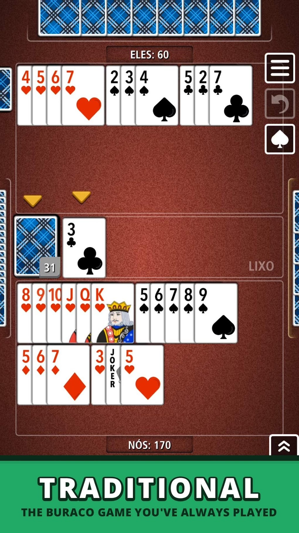 Buraco Jogatina: Card Games for Android - Free App Download