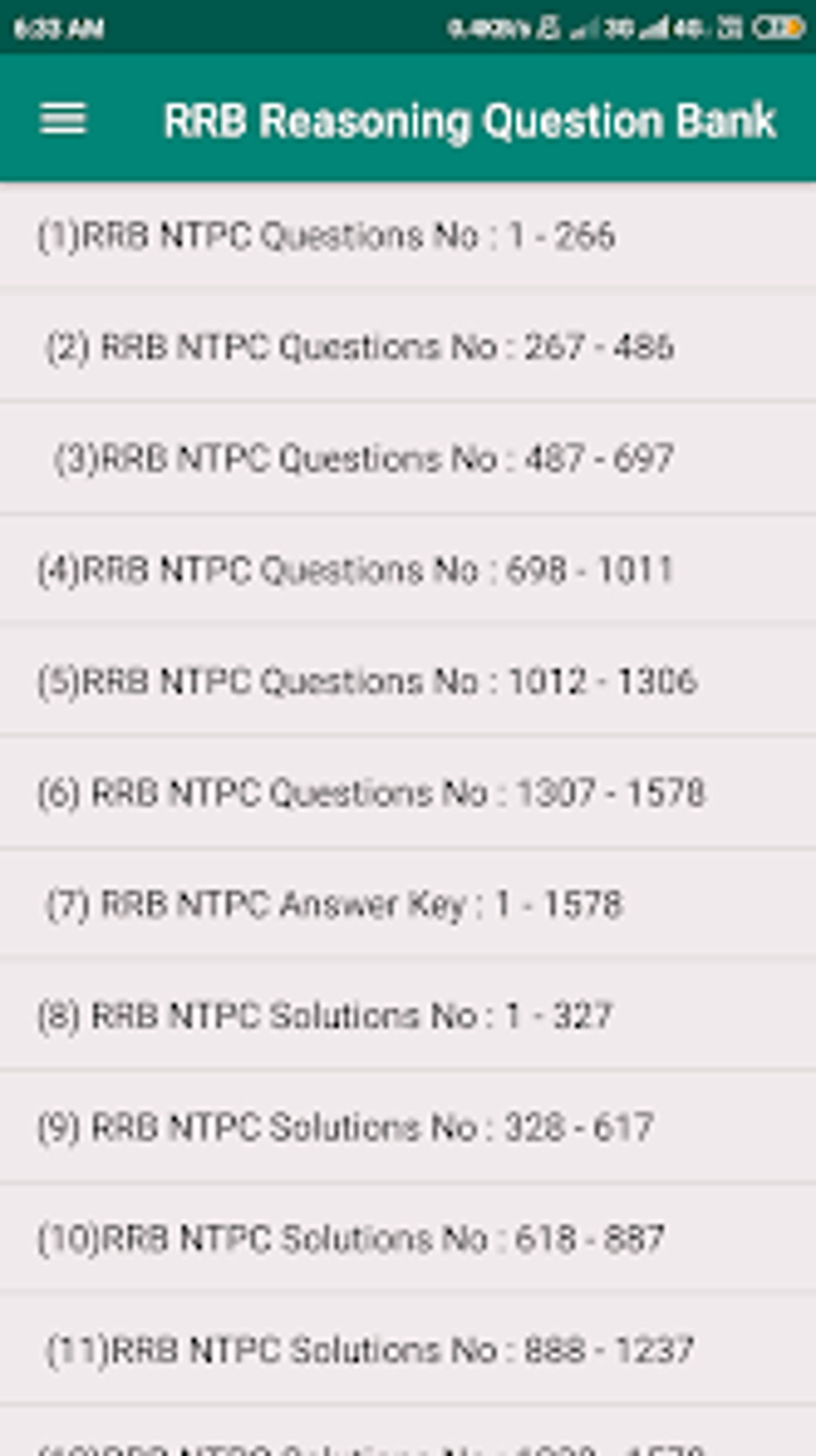 Rrb Ntpc Group D Reasoning Qu For Android Download