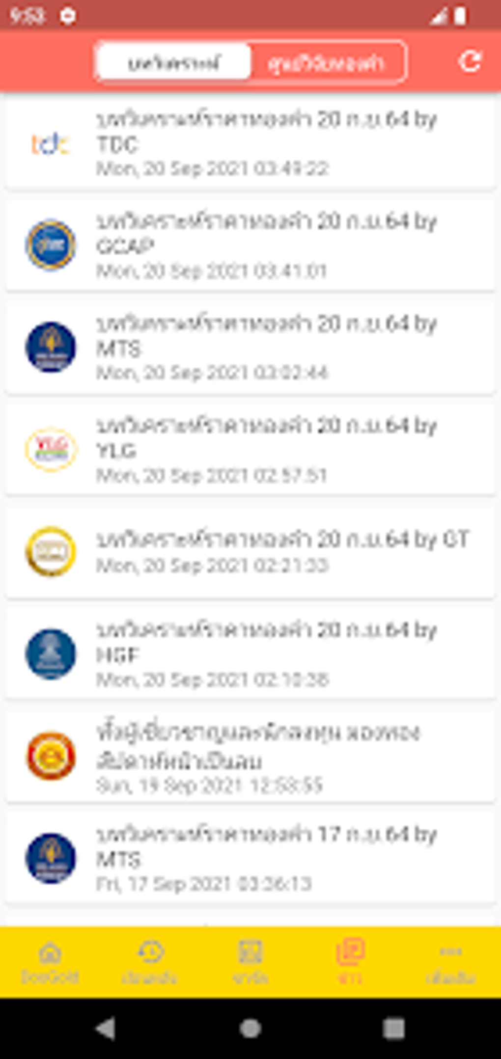 ราคาทอง ขาววเคราะห DooGold for Android - Download