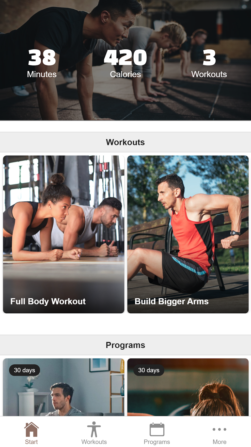 Strength Training at Home - No-Equipment Exercises для Android — Скачать