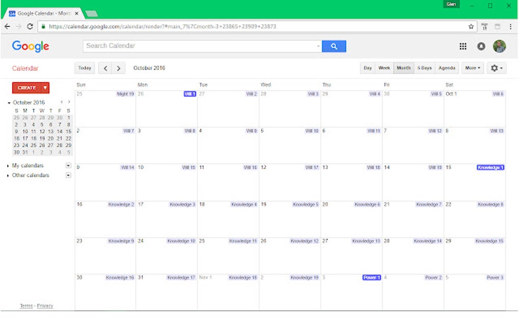 Badíʿ Calendar Helper for Google Calendar for Google Chrome