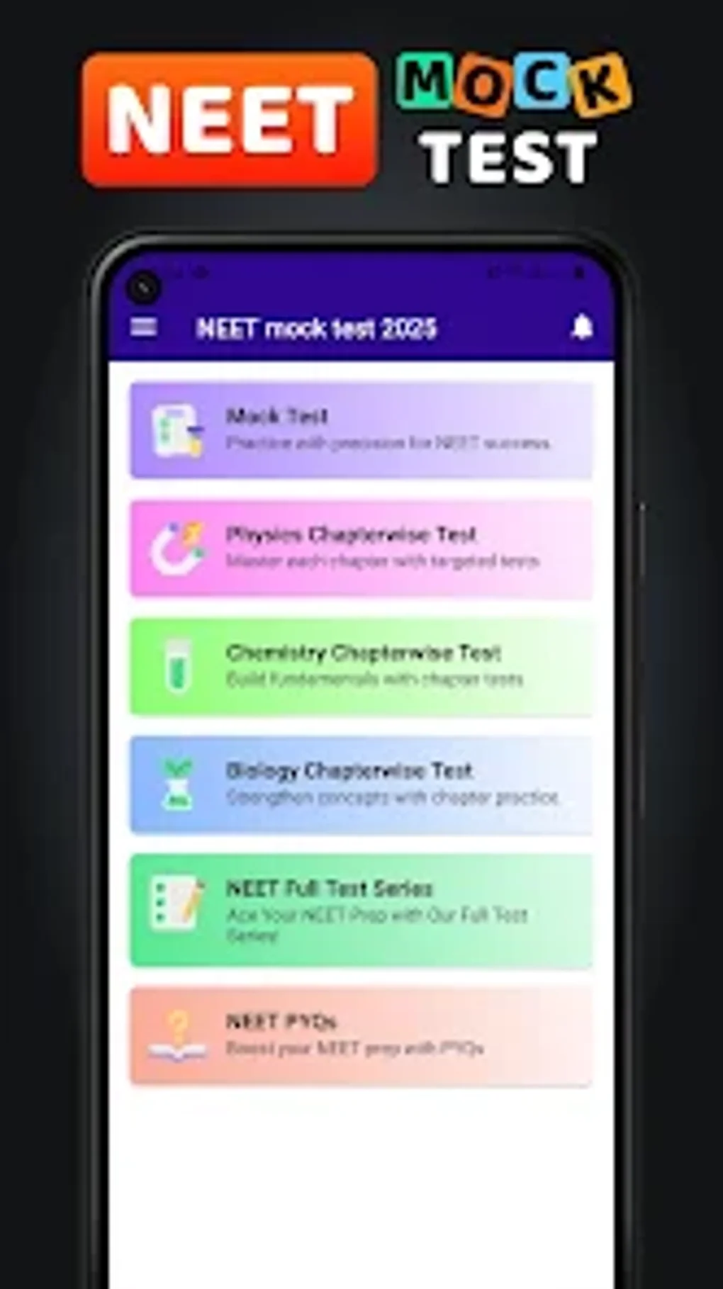 NEET mock test 2025 para Android Descargar