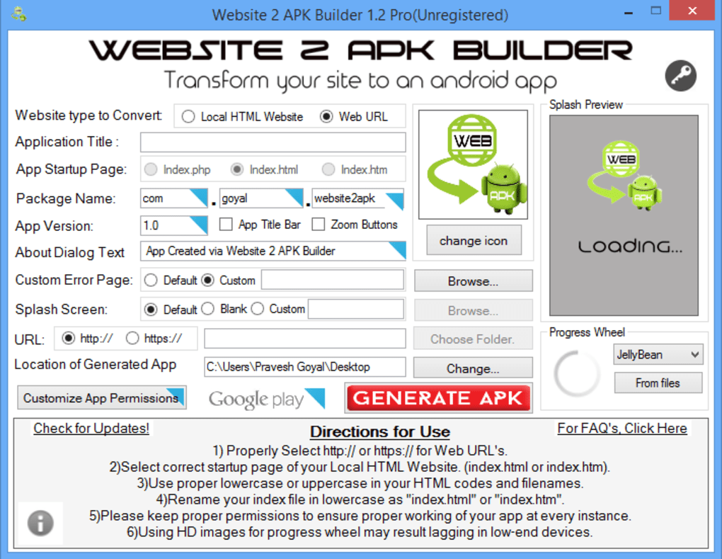 Website 2 APK Builder 3/3.