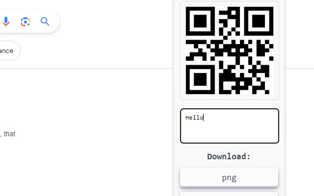 Simple QR Code Generator Google Chrome için - Eklenti İndir
