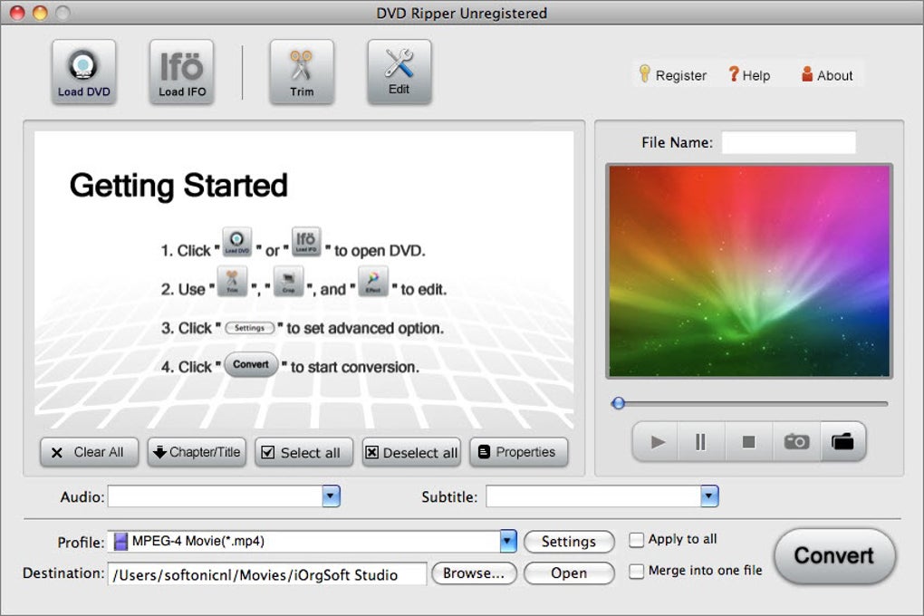 iOrgSoft Movie Converter voor Mac - Download