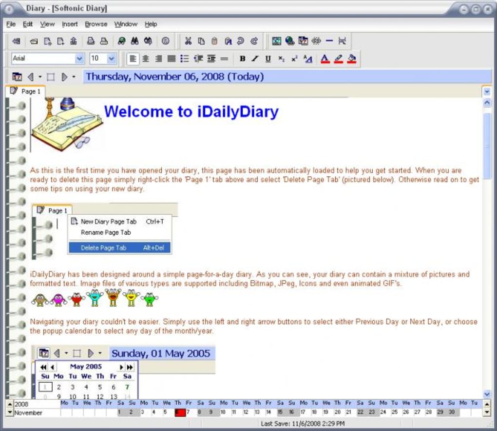 personal diary software for windows 10