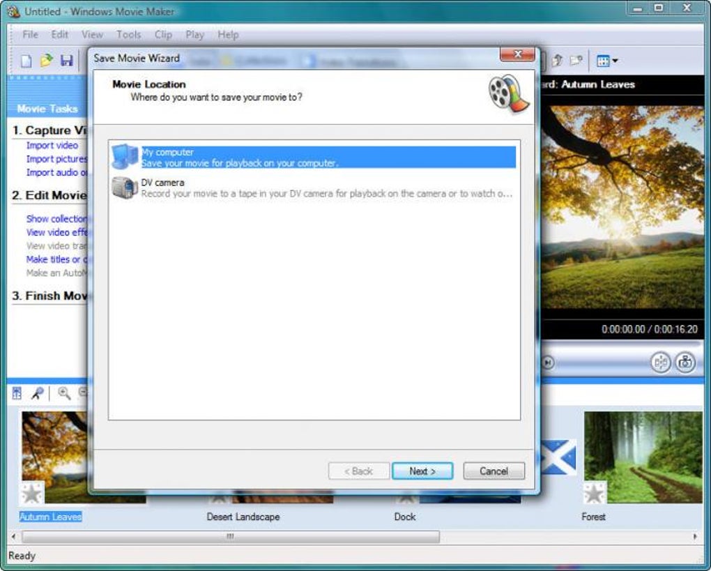 Windows Movie Maker (Windows) Descargar