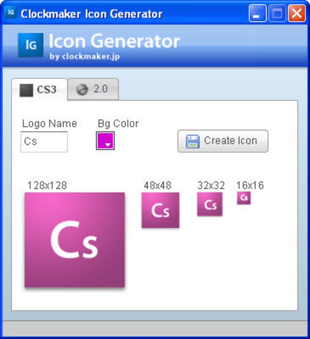 View Icon Generator With Text Pics