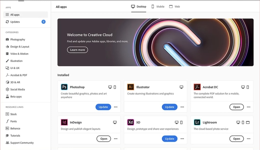 download adobe creative cloud 6 with crack