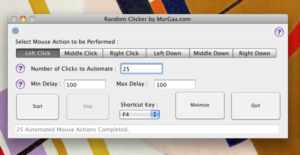 mouse auto click mac