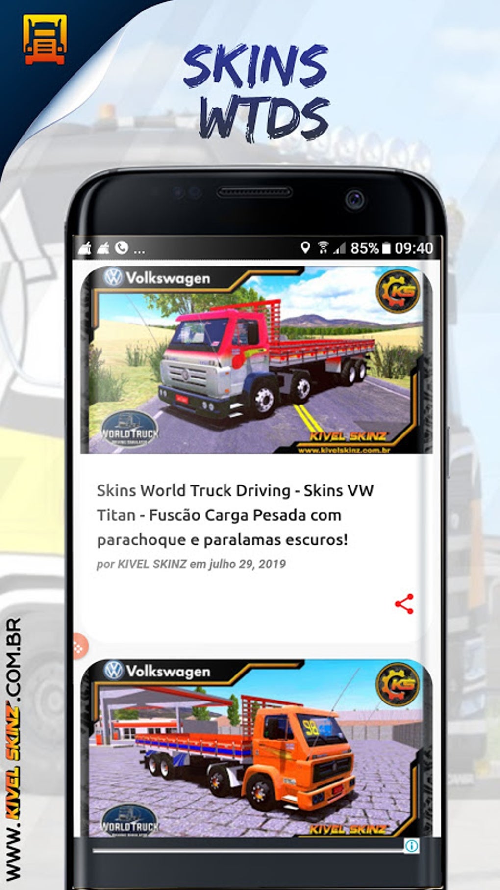 SKINS WORLD TRUCK DRIVING - KIVEL SKINZ APK для Android — Скачать