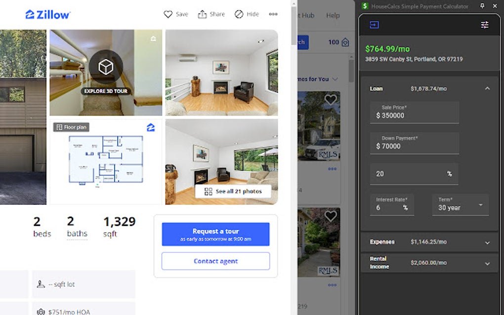 HouseCalcs Payment Calculator for Google Chrome - Extension Download