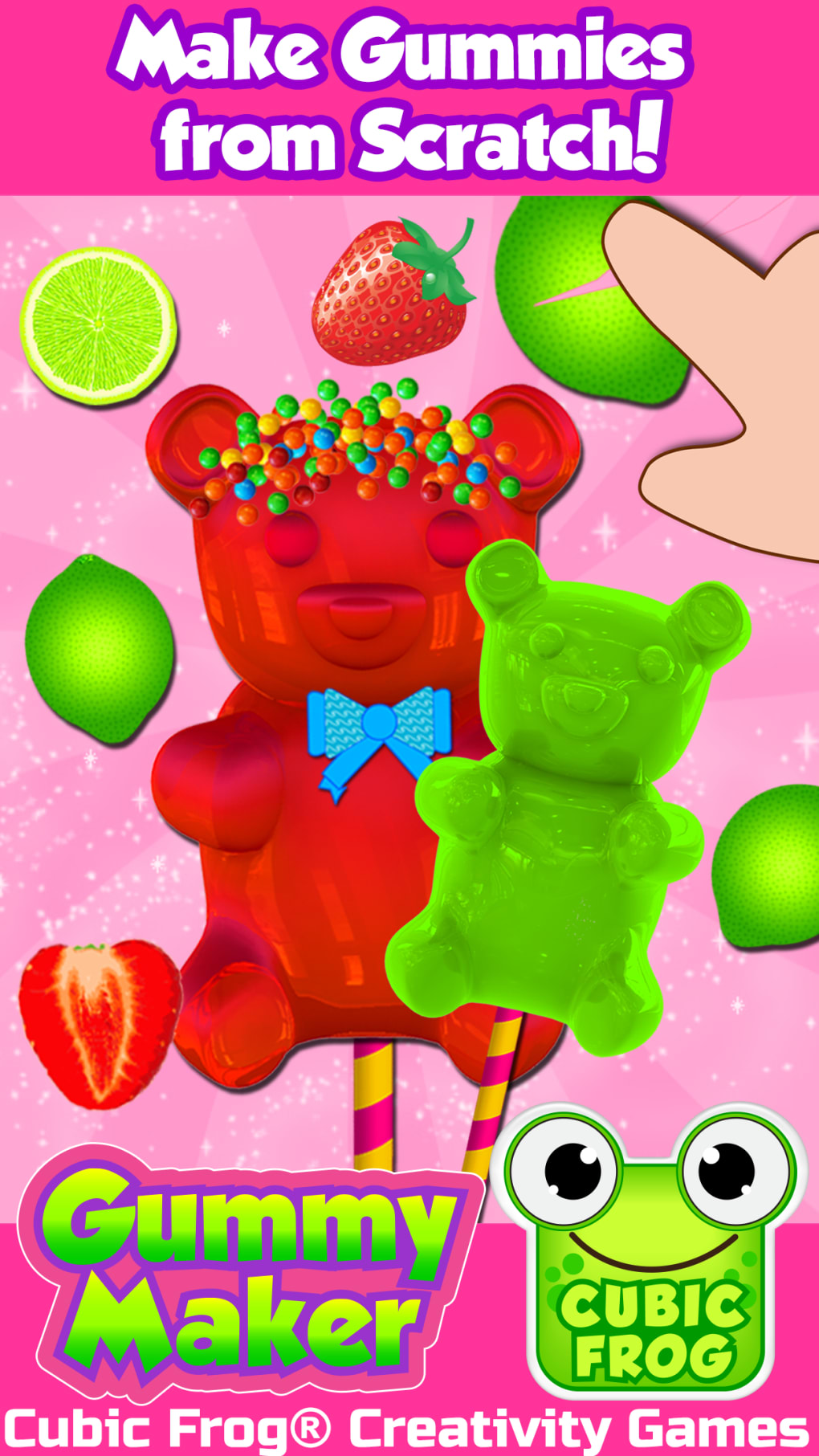 iMake Lollipops - Free Lollipop Maker by Cubic Frog Apps! More
