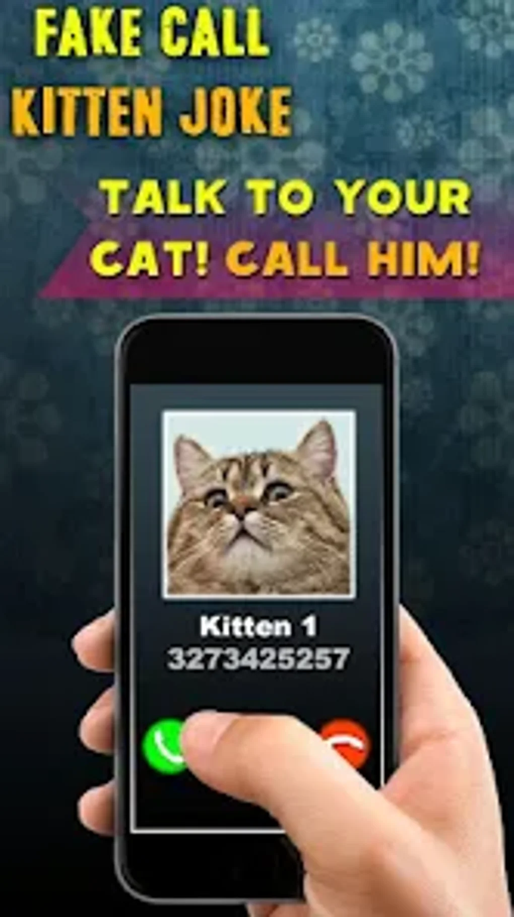 Fake Call Kitten Joke для Android — Скачать