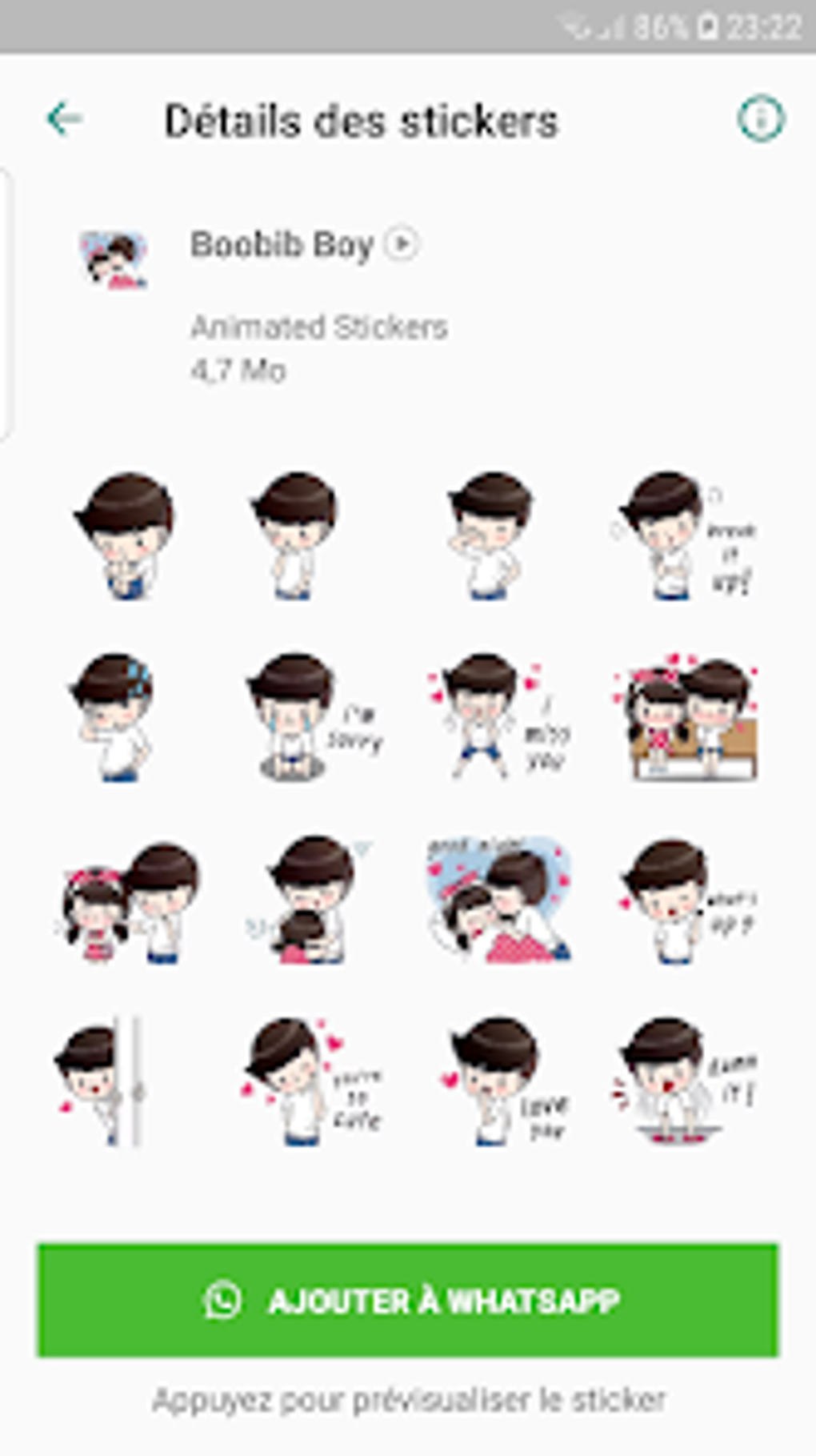 Android Animated Stickers GIF Love android-animated-stickers-gif-love