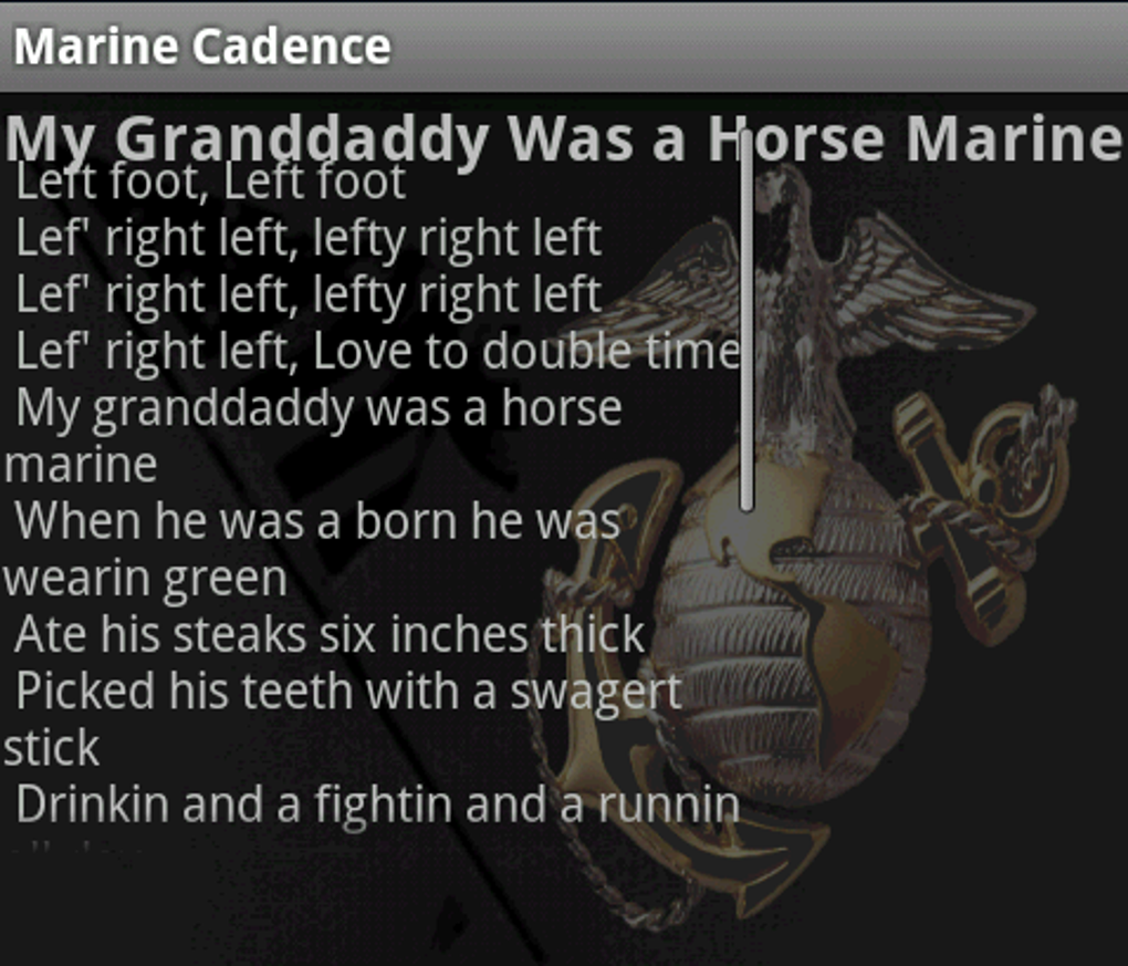 Marine Corps Cadence for Android ダウンロード