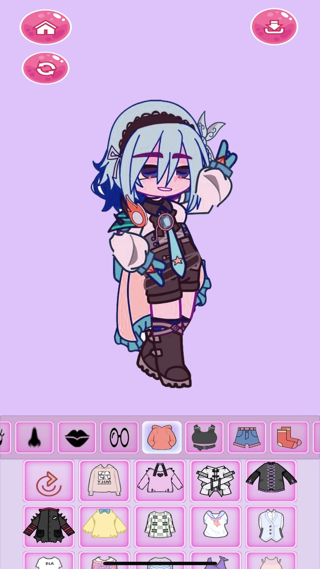 Super Gacha Outfit Ideas : OC for iPhone - Download