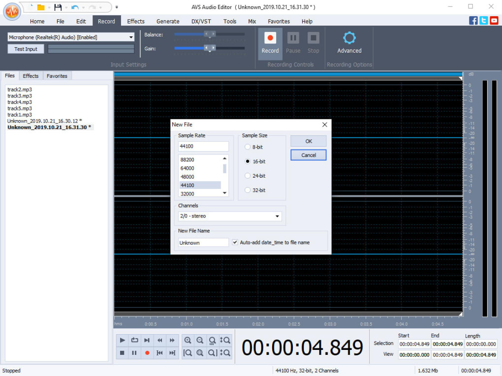 AVS Audio Editor 10.4.2.571 download