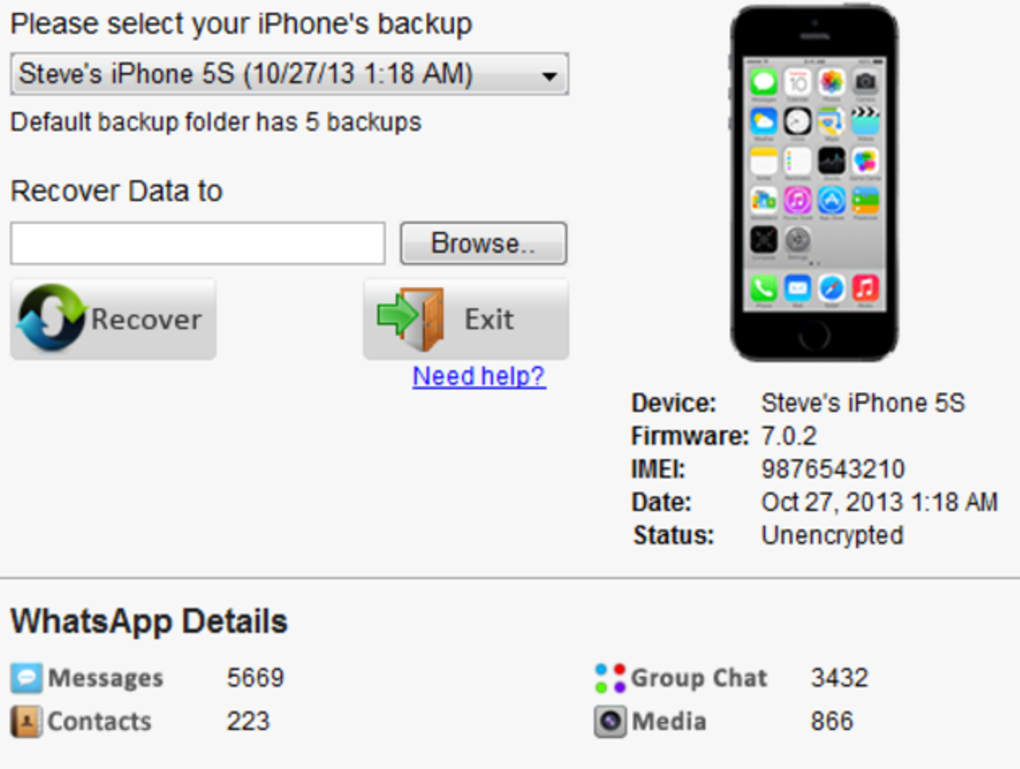 Teil 1. Extrahieren Sie WhatsApp Nachrichten vom iPhone direkt mit FoneDog iOS Datenrettung