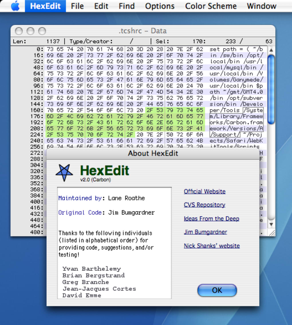 mac hex editor