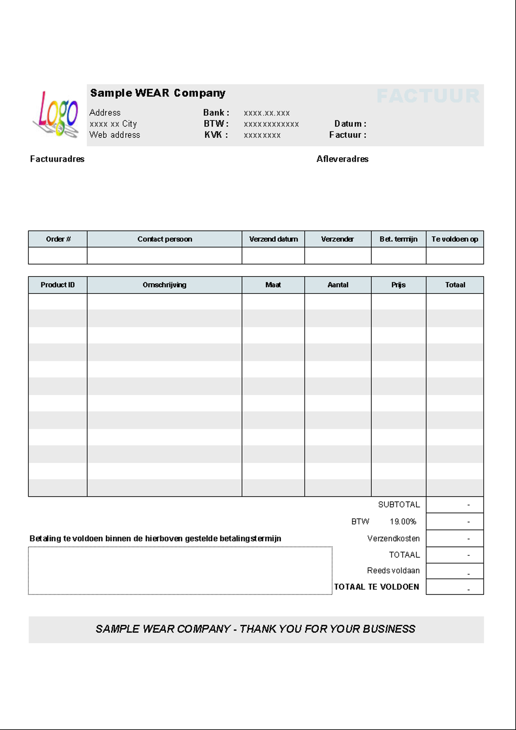 Invoice Hotel Format Excel ~ Excel Templates