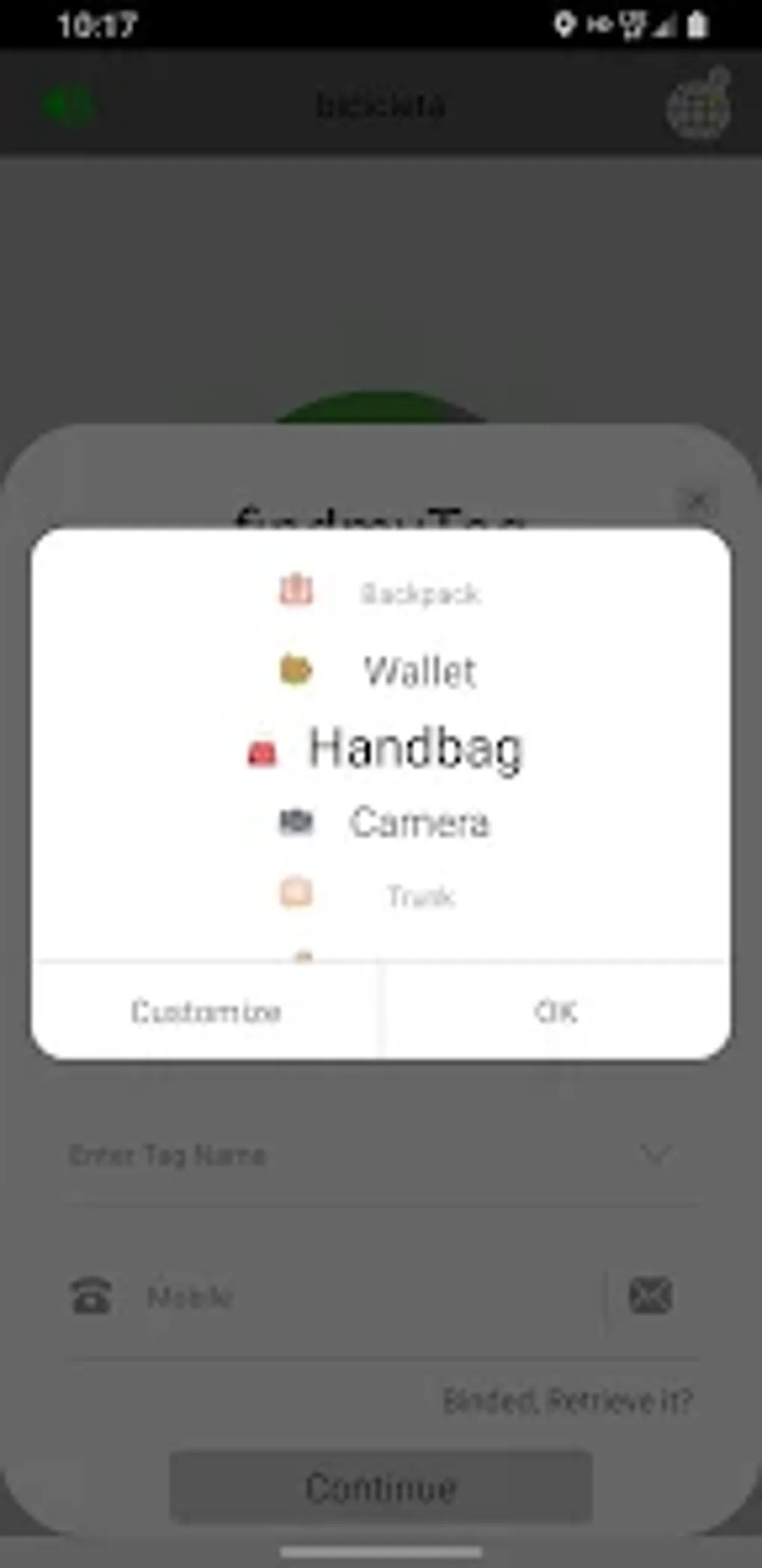 findmyTag для Android — Скачать