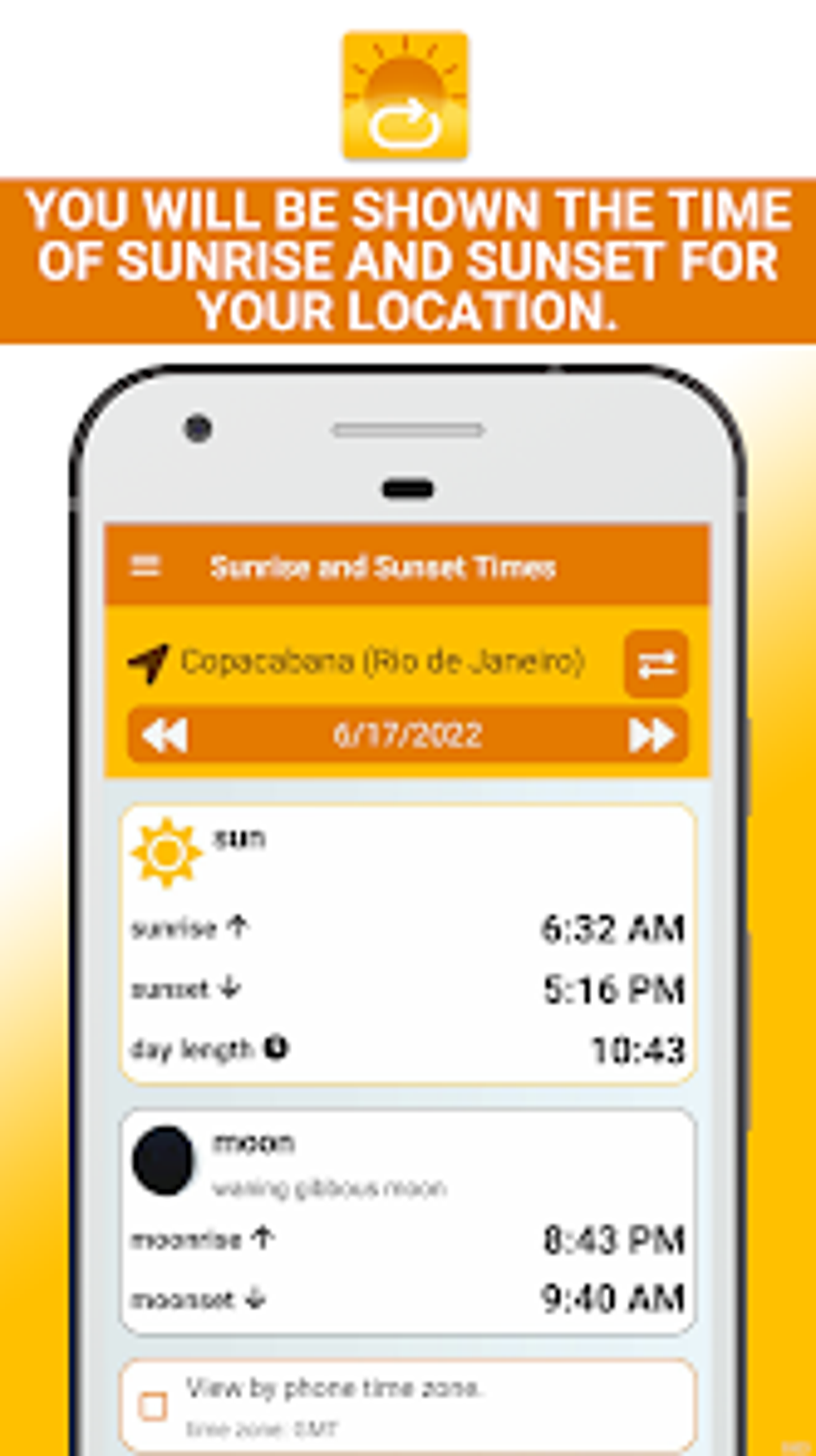 Sunrise Sunset Easy for Android - Download