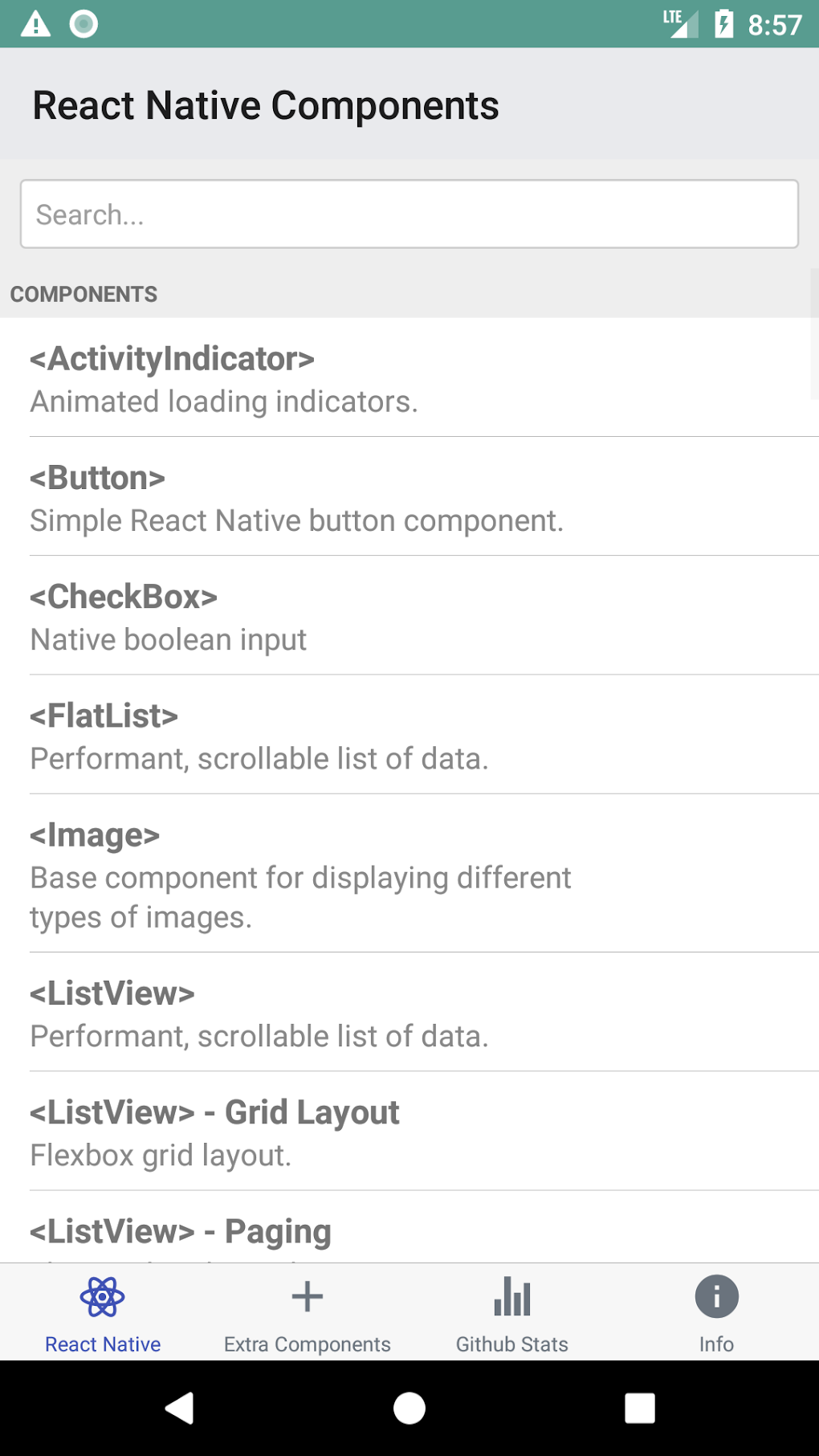 React Native Components APK For Android Download
