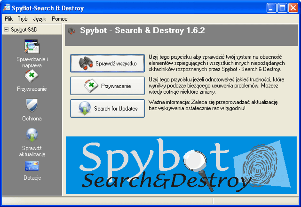 spybot 1.6.2 en francais