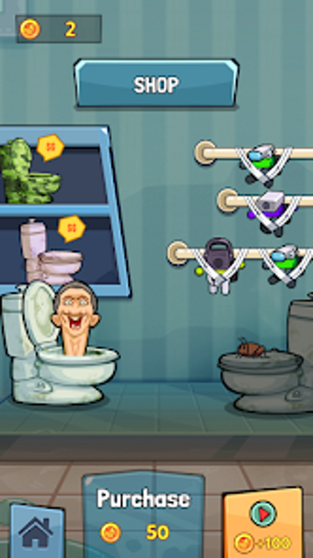 Imposter Jump: Toilet monster для Android — Скачать