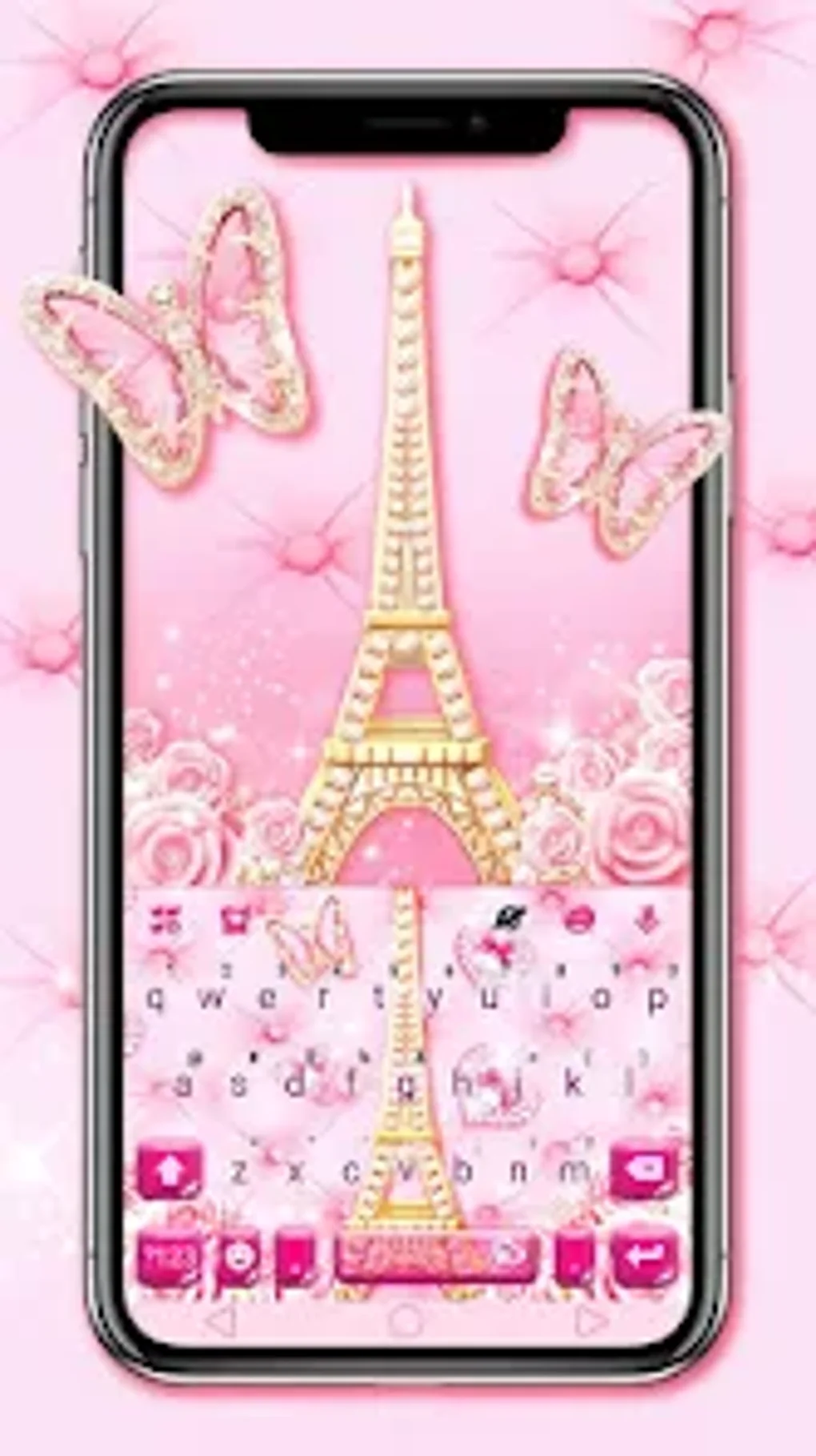 Romantic Paris Love Keyboard T для Android — Скачать