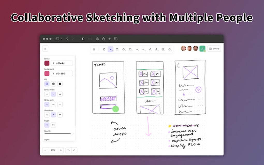 Collaborative Whiteboard para Google Chrome Extensión Descargar