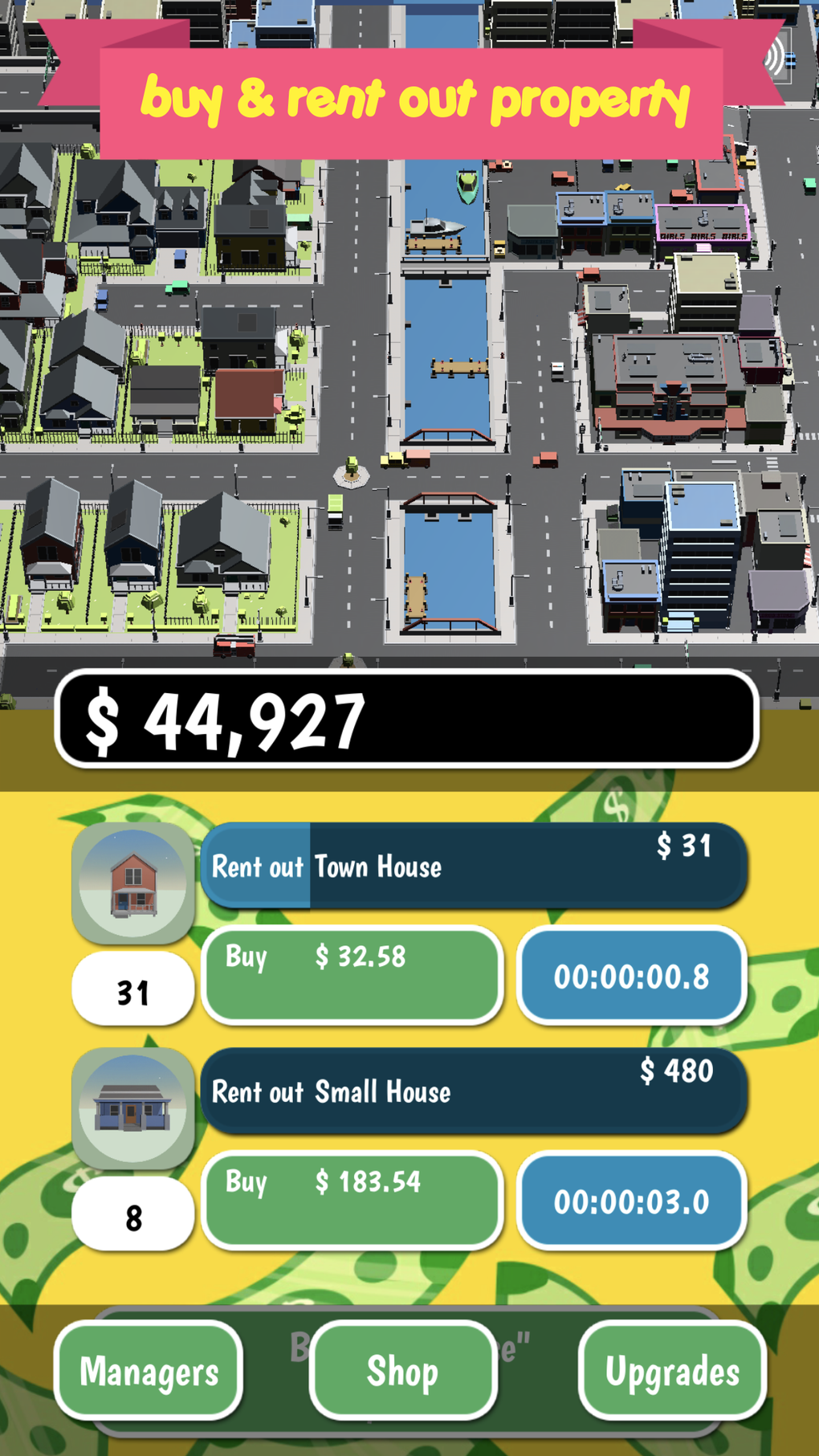 Rent Business Tycoon Game для iPhone — Скачать