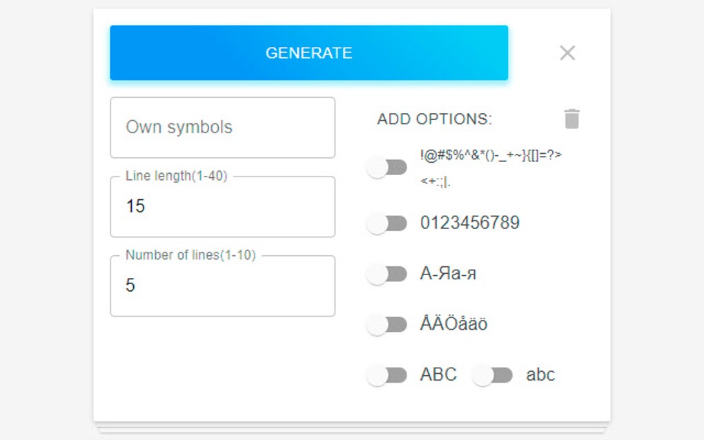 Random Password Generator for Google Chrome - Extension Download