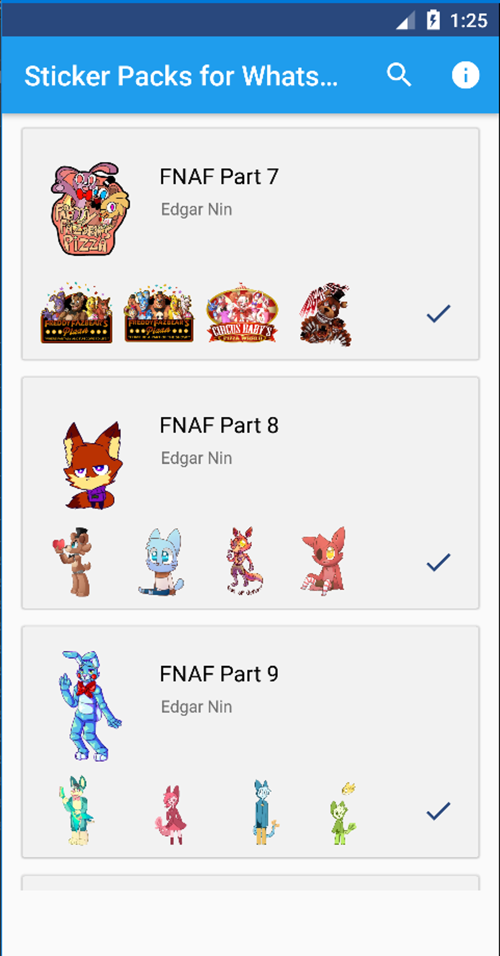 WAStickers Fnaf Stickers APK for Android Download