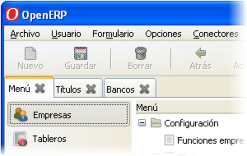 Software erp gratis español