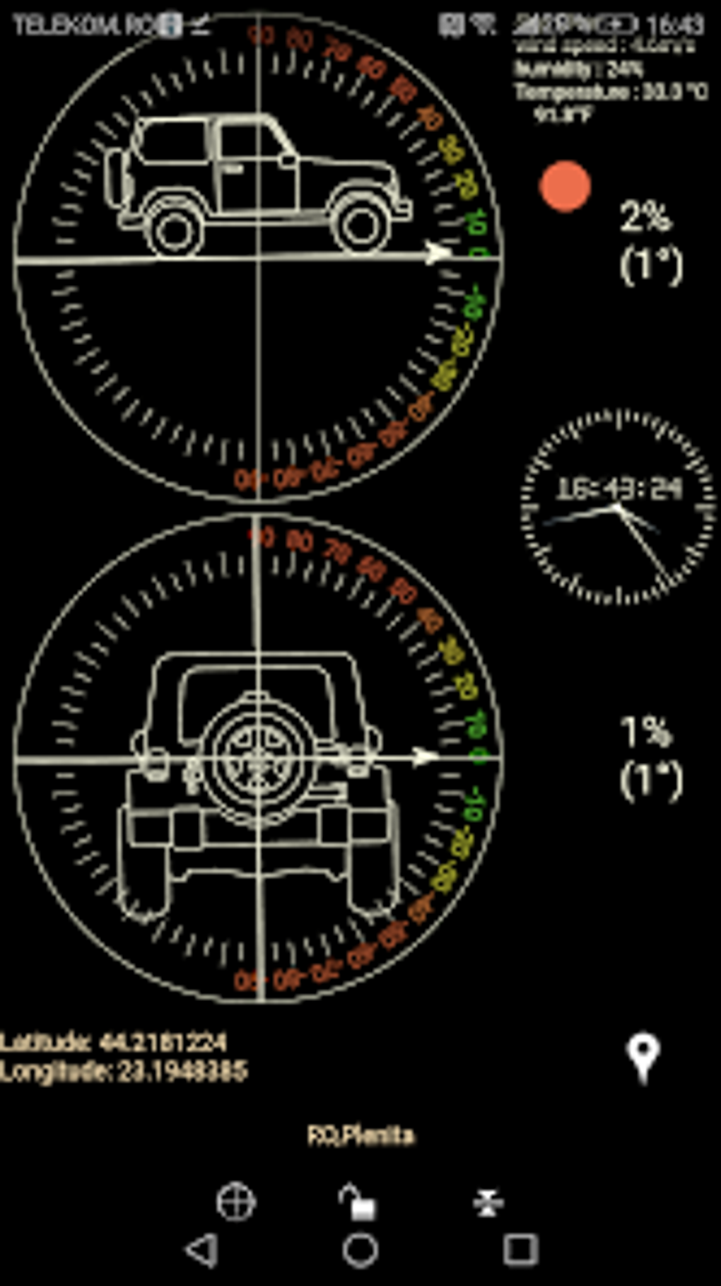 Off-Road Clinometer для Android — Скачать