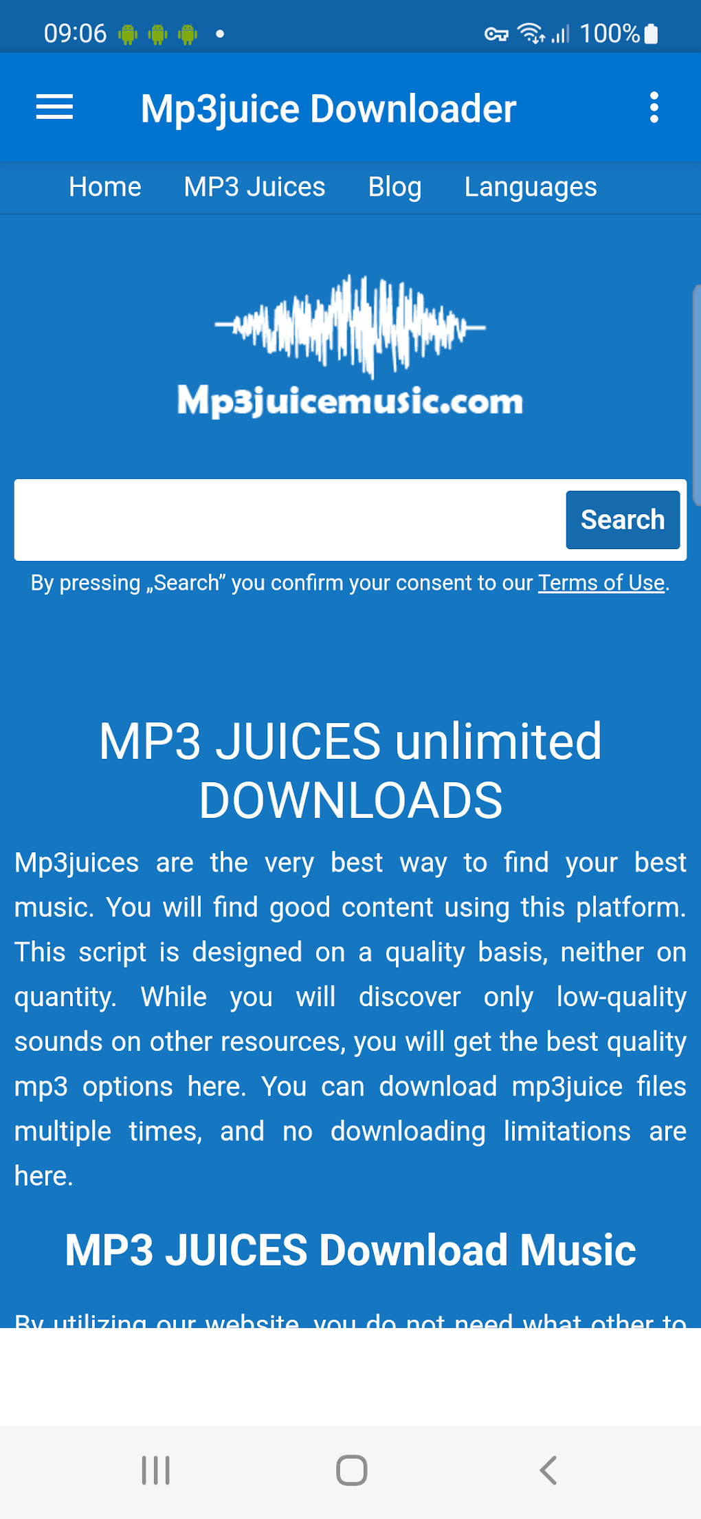 MP3Juices Downloader For Android Download