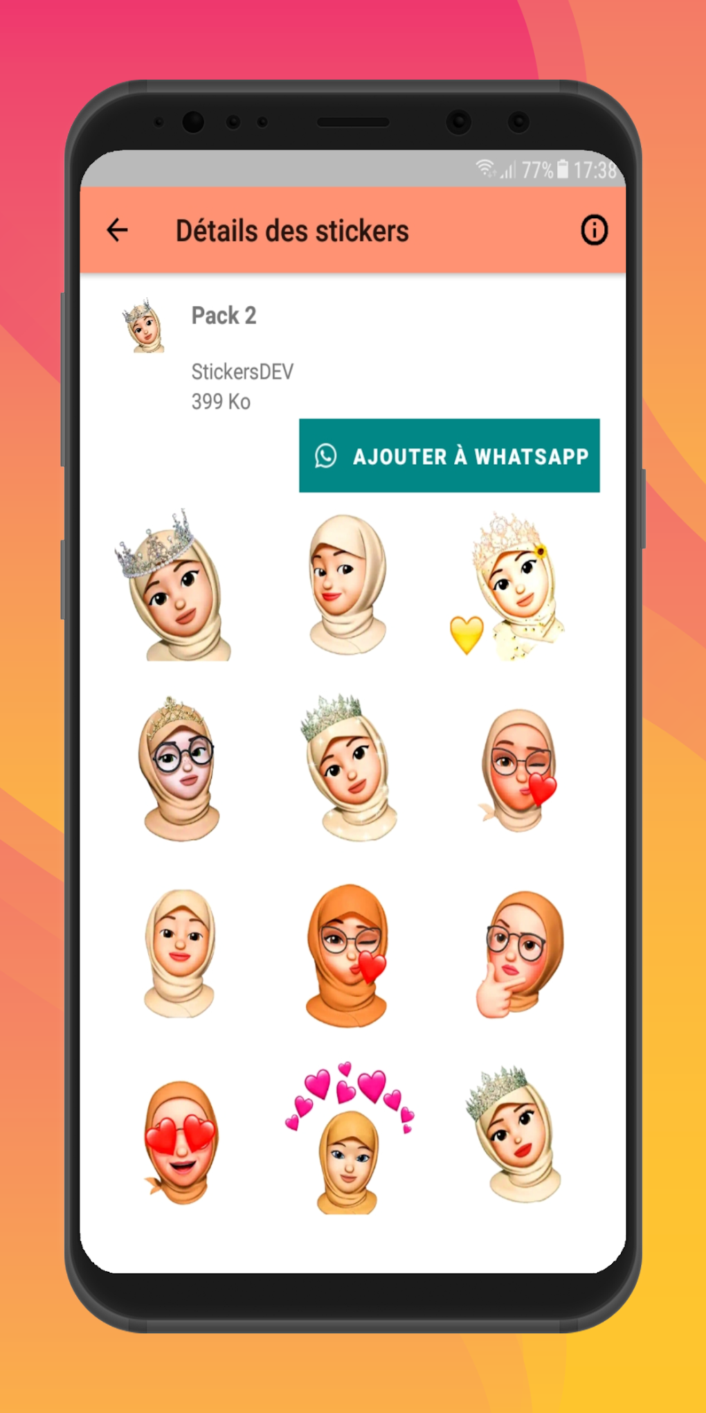 Hijab Stickers - WAStickerApps for Android - Download