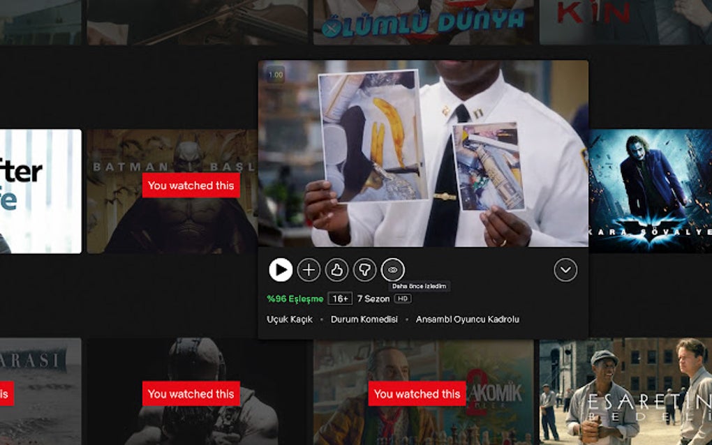 Netflix Watched Pour Google Chrome - Extension Télécharger