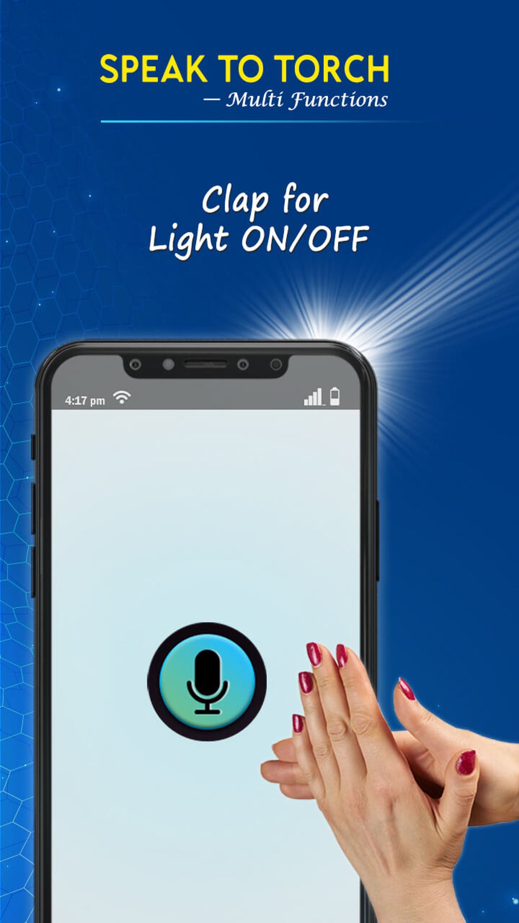 Speak to Torch Light - Clap to flash light для Android — Скачать