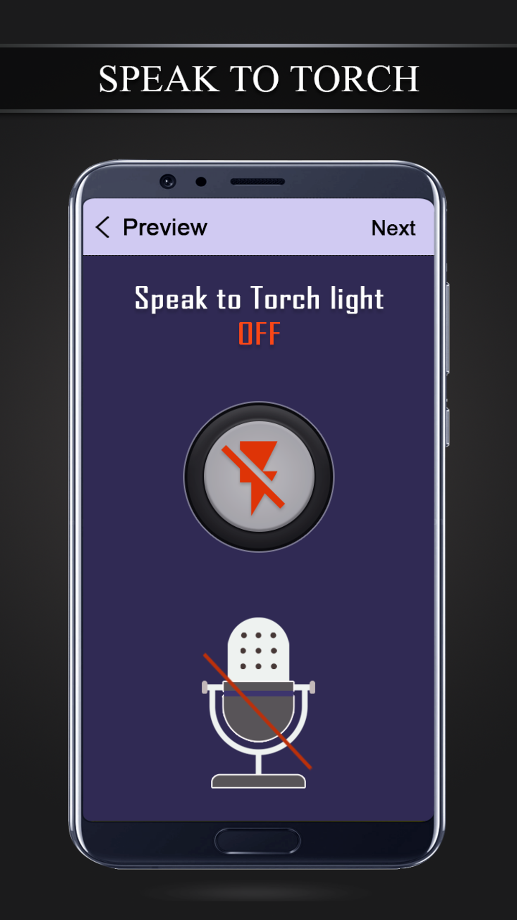 Speak to Torch Light - Clap to flash light для Android — Скачать