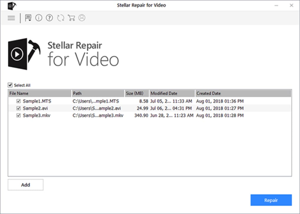 download stellar repair for video