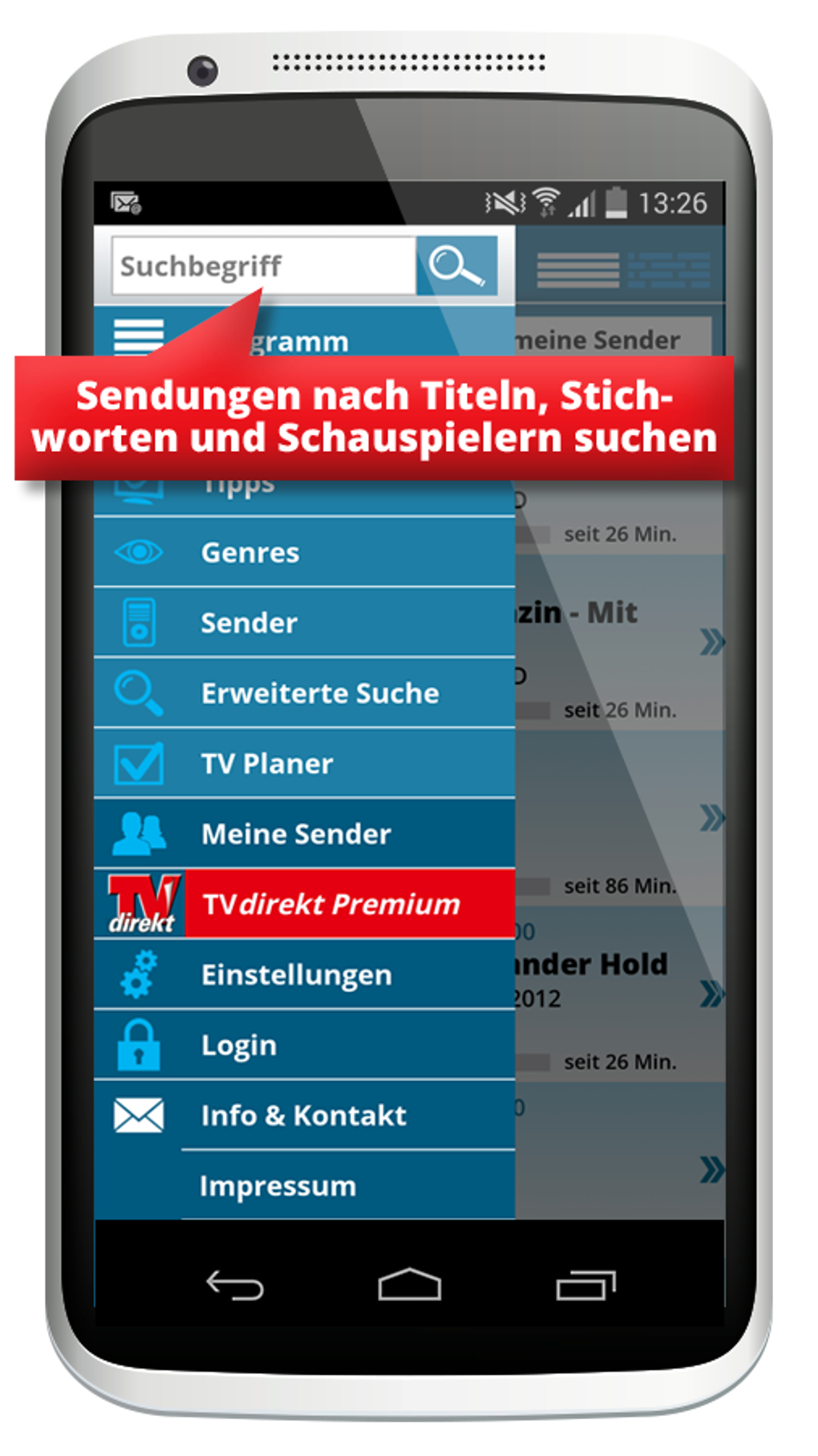 TVdirekt Fernsehprogramm APK Para Android Descargar
