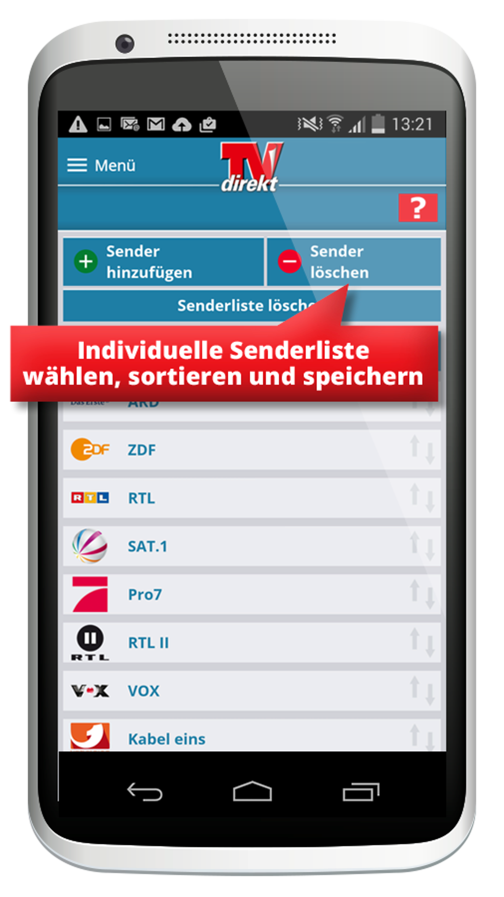 TVdirekt Fernsehprogramm APK Para Android Descargar