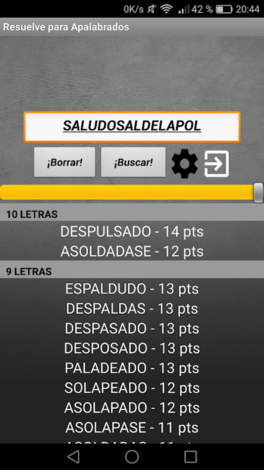 Resuelve para Apalabrados APK para Android - Descargar